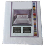 Micro Fabric Bed Sheet with 2 Pillow Cases for Hotels and Restaurants - King Size 110 inch x 110 inch