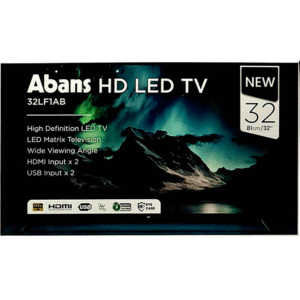Built with quality components, this Abans LED TV is designed for long-lasting performance, backed by Abans' commitment to reliability.