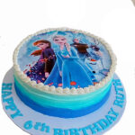 Frozen Edible Photo Image Customized Cake