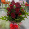 Features 12 premium, long-stemmed red roses, the iconic symbol of love and romance.