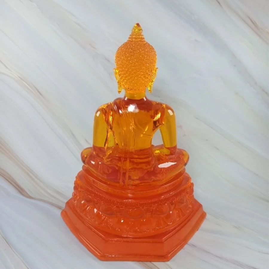 Its intricate details capture the peaceful essence of traditional Thai artistry, making it a perfect accent for meditation spaces, living rooms, or offices.