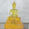Thai-style Buddha statue, beautifully rendered in a captivating orange-colored resin.