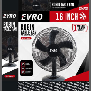 Beat the heat with the Evro Robin 16 Table Fan