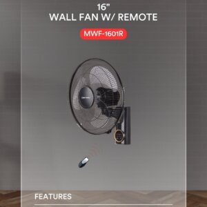 Its sleek, contemporary design complements your decor while delivering a refreshing breeze with the touch of a button.