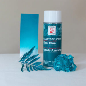 Design Master Teal Blue Floral Spray is the ideal tool for adding a pop of vibrant color