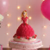 Enchanting Barbie Princess Dream Cake - 2Kg