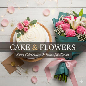 Cake and Flowers