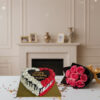 Heart Shaped Love Cake and Roses Combo