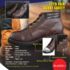 Genuine Leather Safety Shoes - Size 37- 47
