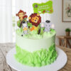 Jungle Animal Safari Cake