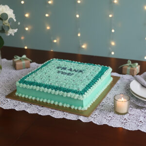 Show your appreciation with our delightful Thank You Buttercream Sheet Cake.