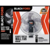 BLACKFORD Wall Fan with Remote Control - BLWFR90