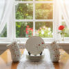 ☕ Dankotuwa Red Flower 12 Pieces Tea Set