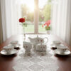 ☕ Dankotuwa Red Flower 17 Pieces Tea Set