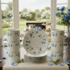 ☕ Dankotuwa Blue Rose 12 Pieces Tea Set