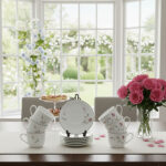 🌹 Dankotuwa Lasting Rose 12-Piece Tea Set 🌹