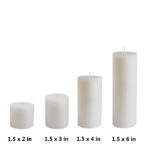 Elegance and Simplicity: 1.5 Inch Diameter Pillar Candles