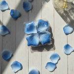 Luxurious Silk Rose Petals - Blue