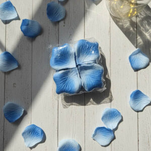 Luxurious Silk Rose Petals - Blue