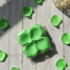 Luxurious Silk Rose Petals - Green