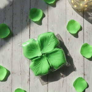 Luxurious Silk Rose Petals - Green