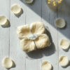 Luxurious Silk Rose Petals - Cream/Ivory White