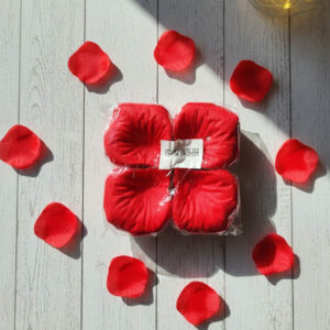 Luxurious Silk Rose Petals - Red