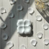 Luxurious Silk Rose Petals - White