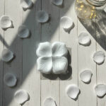 Luxurious Silk Rose Petals - White