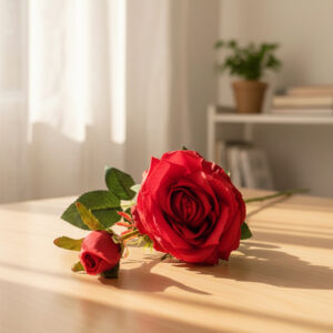 The Nearly Natural Silk Rose stem