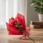 Silk Rose Bouquet with Wrapping