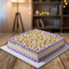 Buttercream Cake with Cashews and Chocolate Chips