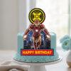 Iron Man "Core Power" Cake