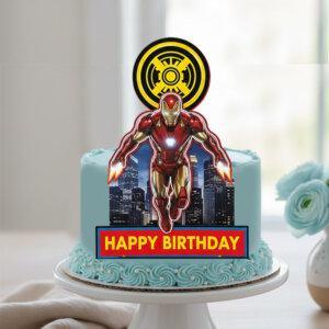 Iron Man "Core Power" Cake