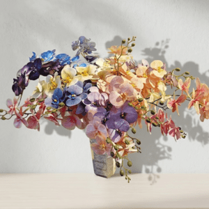 15 Individual Orchid Stems in a Vase