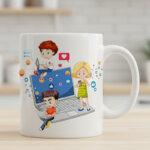 Social Friends Chat Personalised Mug