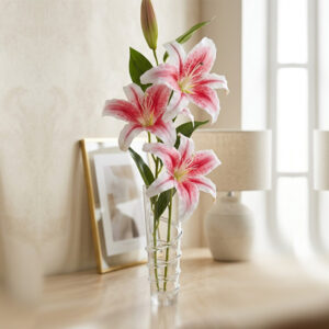 Artificial Pink Tiger Lily Arrangement