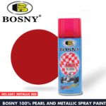 Bosny No. 2601 Metallic Red Spray Paint - 400 ml