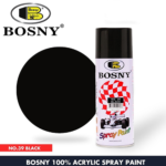 Bosny No. 39 Black Spray Paint - 400 ml