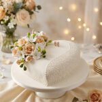 Elegant Heart-Shaped Engagement Cake - 2Kg