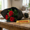 Sweet Expressions: 3 Premium Red Roses & Toblerone Gift Set