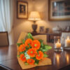 Sunny Orange Gerbera Bunch