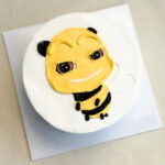 Cheerful Bee Themed Celebration Cake