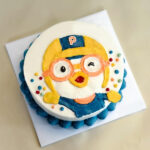 Pororo Themed Character Celebration Cake