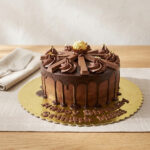 Double Chocolate Birthday Cake with KitKat & Ferrero Rocher