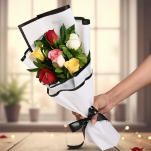 Elegant Harmony Mixed Rose Bouquet