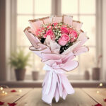 Breathtaking Pink Rose Bouquet
