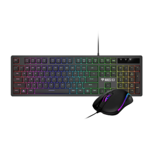 ARES E3 2-in-1 RGB Gaming Keyboard and Mouse Combo