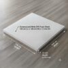High-Density Ethafoam EPE Foam Sheet (100x100x1.2cm)