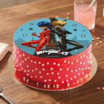 Miraculous Ladybug & Cat Noir Action Birthday Cake